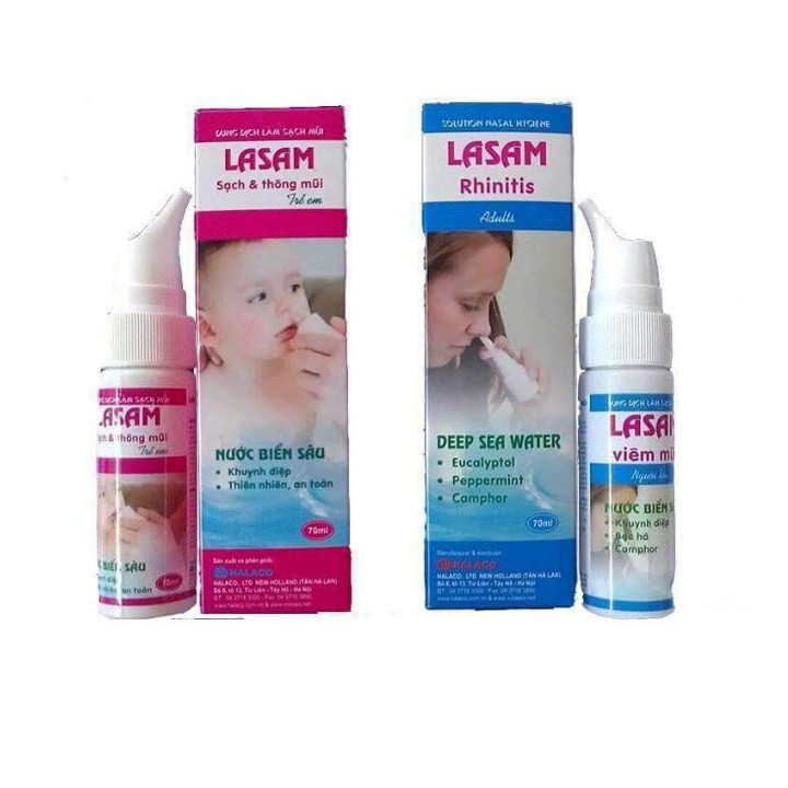 Rửa làm sạch da lasam 70ml ( người lớn )
