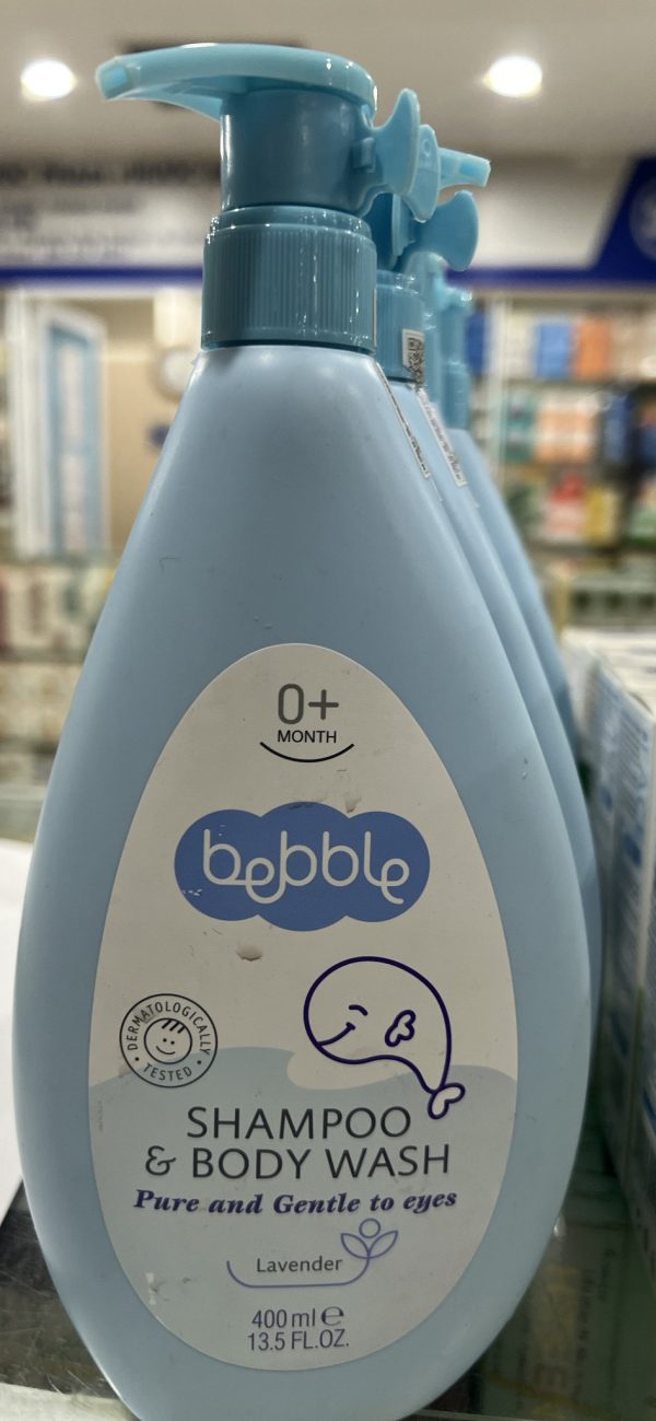 Sữa tắm gội toàn thân bebble 400ml