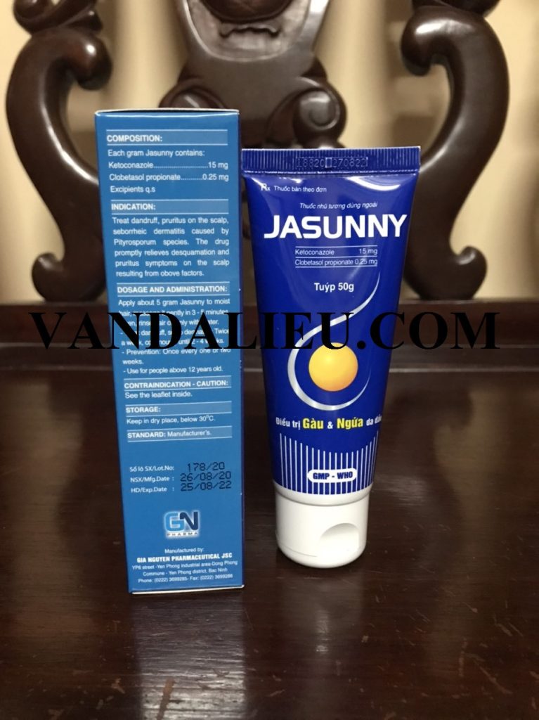 Nhũ tương điều trị gàu và ngứa da đầu - jasunny ( tuýp 50g )
