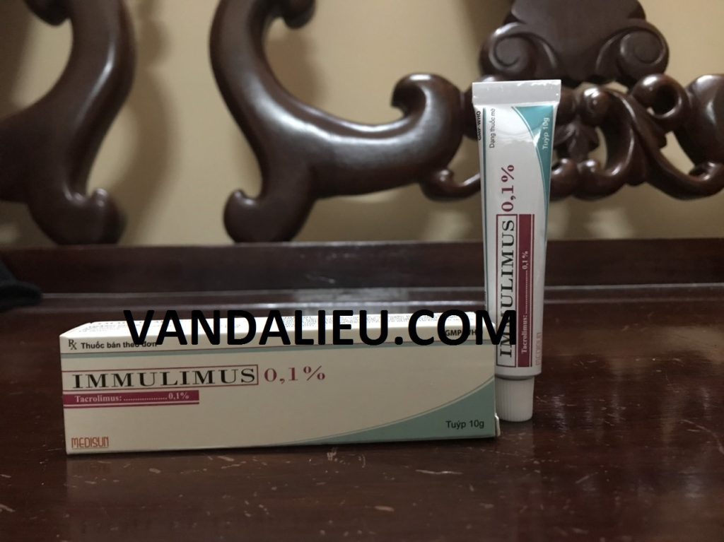 Mỡ bôi da immulimus 0,1% ( 10g)