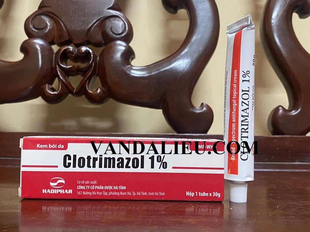 Kem bôi da clotrimazol 1%-30g