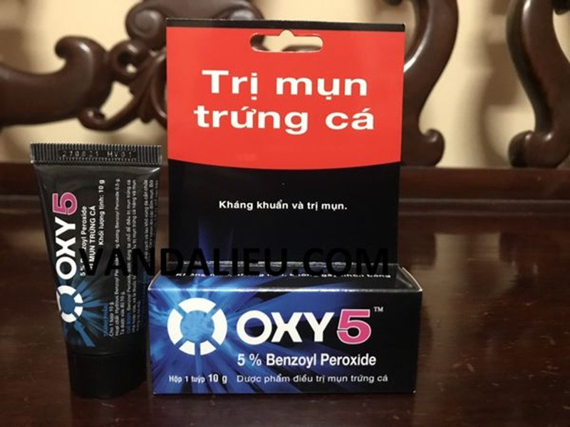 Kem điều trị mụn oxy5 10g.