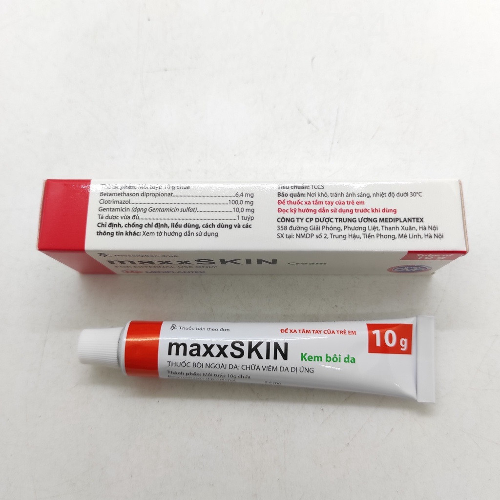 Kem bôi da maxxskin cream 10g