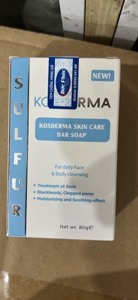 Xà phòng kosderma skin care bar soap 80g