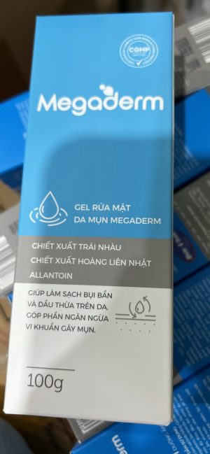 Gel rửa mặt megaderm 100g