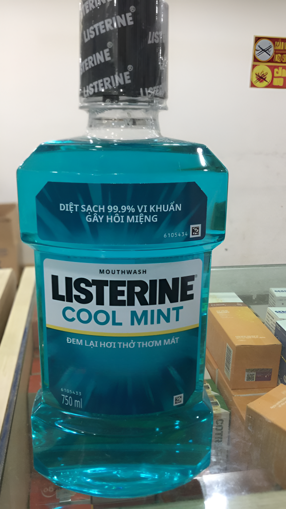 Nước súc miệng hằng ngày listerine cool mint 750ml