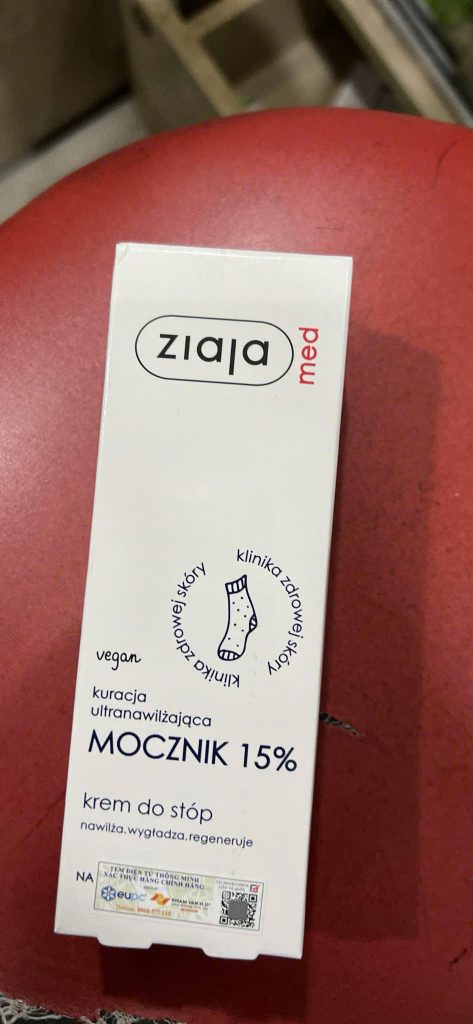 Kem mềm da 15% ure ziaja med 15% urea cream 100ml