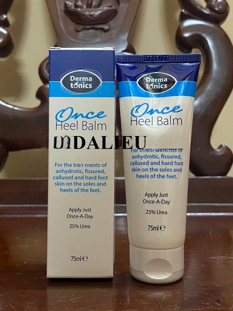 Once heel balm dermatonics 75ml. kem giảm nứt nẻ gót chân, bàn chân, ngón chân tay.