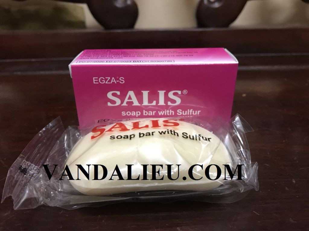Xà phòng giảm mụn lưng Salis Soap Bar 80g