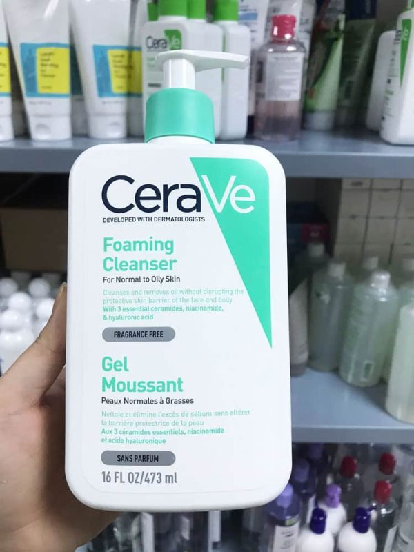 Sữa rửa mặt cerave foaming cleanser 473ml