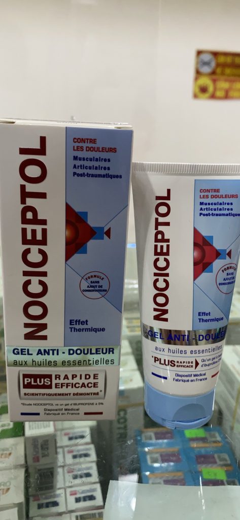 Nociceptol gel anti-douleur 60ml giảm đau, giảm sưng, phù nề, viêm khớp.