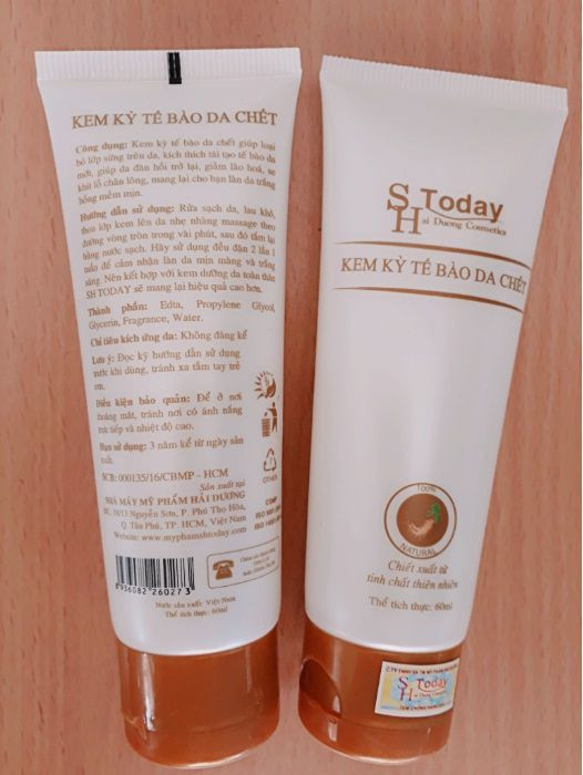 Kem kỳ tế bào da chết sh today 60ml